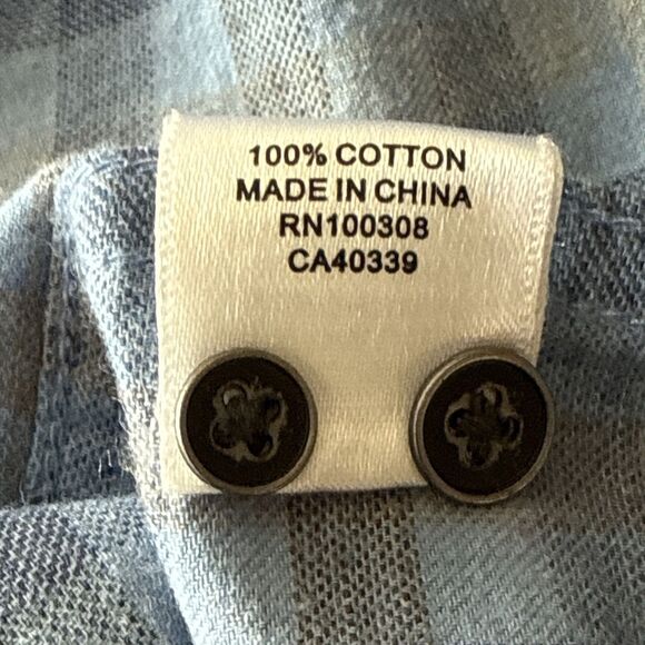 Peter Millar Mens Size Large Blue White Rock Cotton Sport Shirt‎ MF24W65LTF-CBLU - Picture 5 of 9